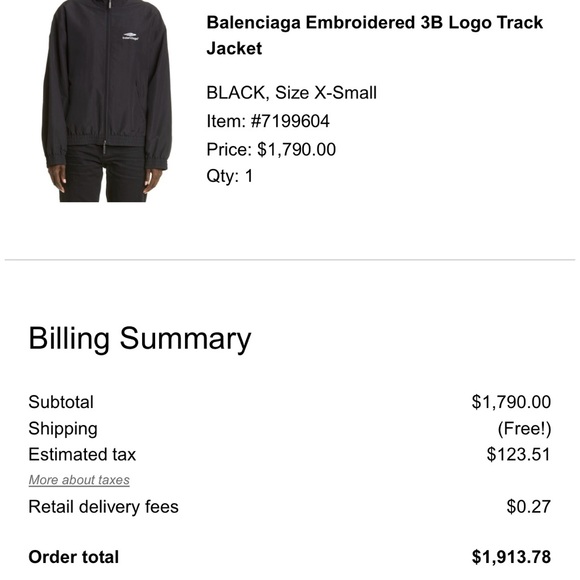 Balenciaga 3B Logo Track Jacket - Picture 6 of 12